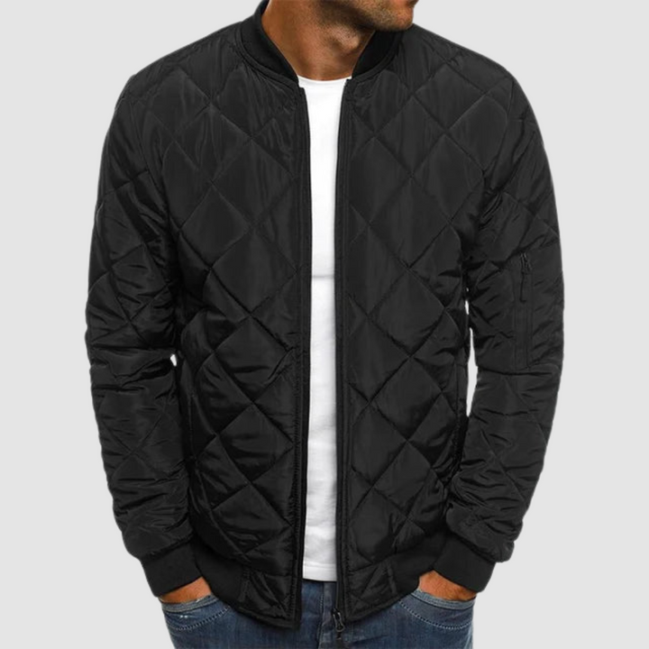 Praktische Herren-Parka für den Herbst in Schwarz