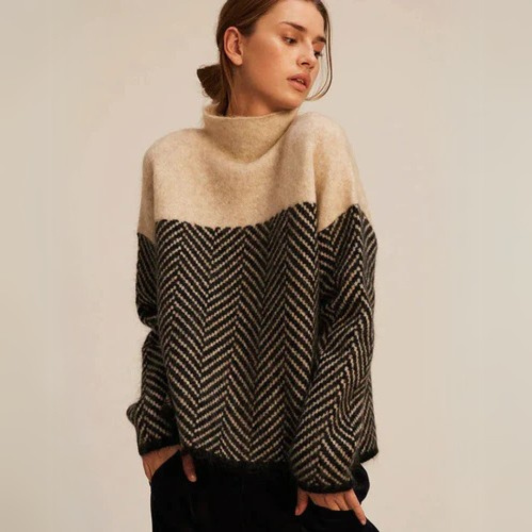 Pullover de Mujer Acogedor Clásico en Beige