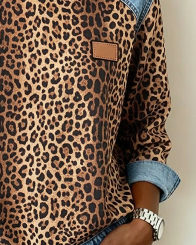Pullover de Mujer Estampado Leopardo (3)