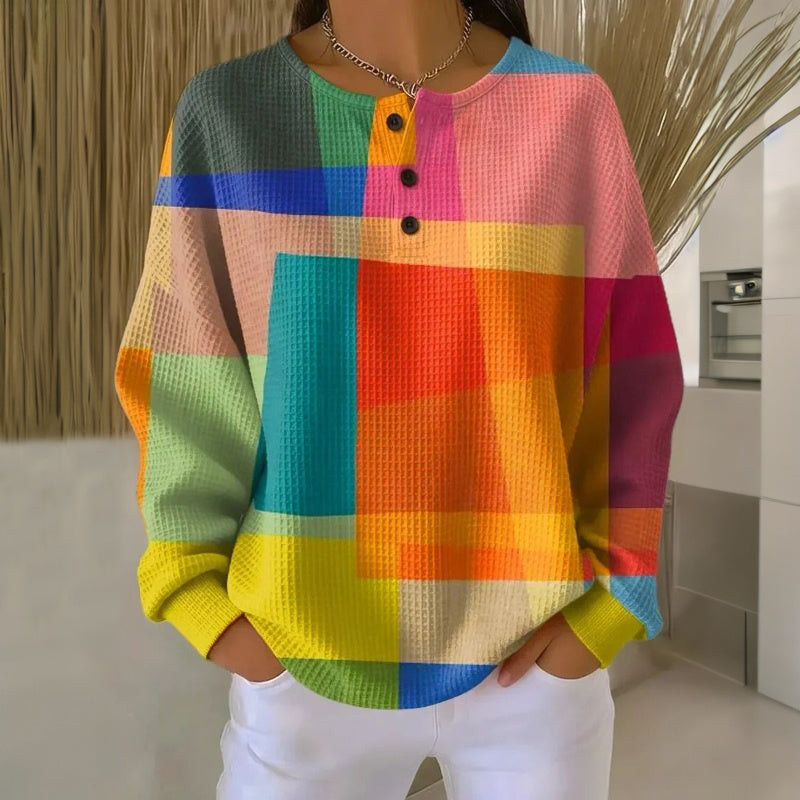 Pullover Mujer Vintage Estampado (2)