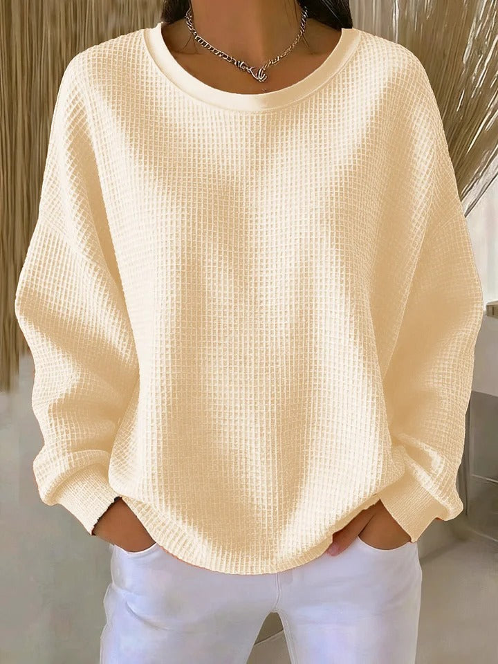 Pullover Suave Acogedor en Aprikose