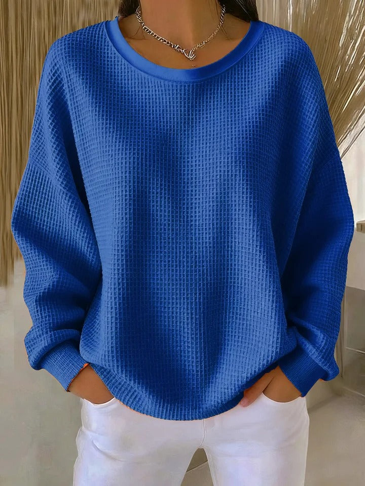 Pullover Suave Acogedor en Azul