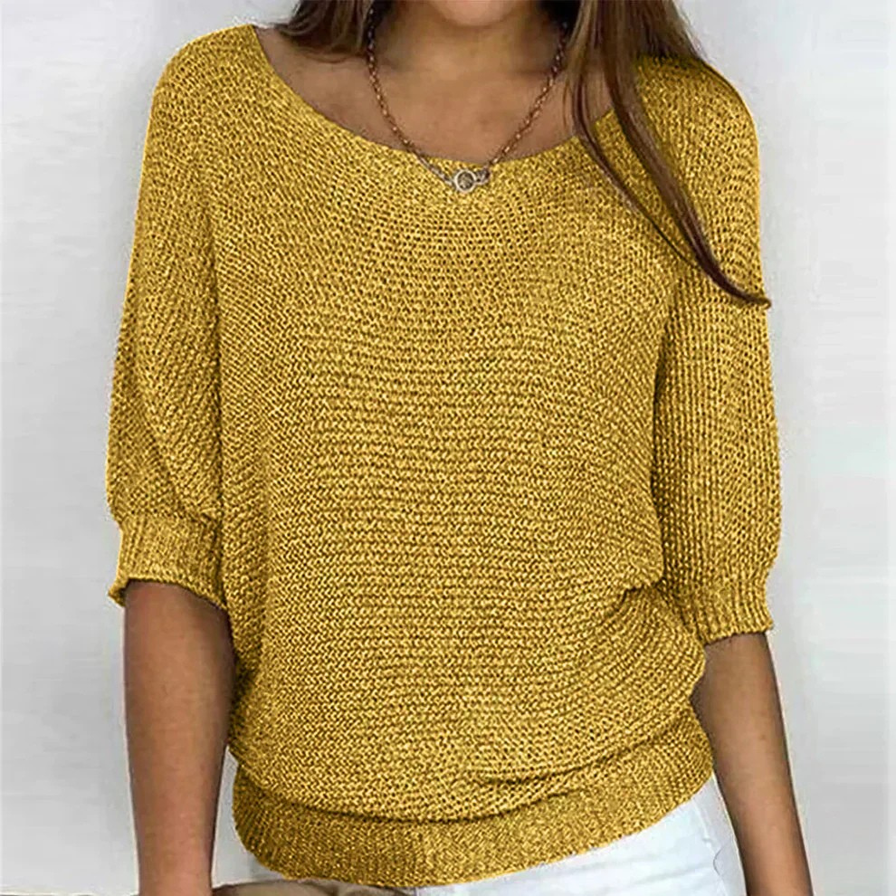 Pullover Suave Imprescindible en Amarillo