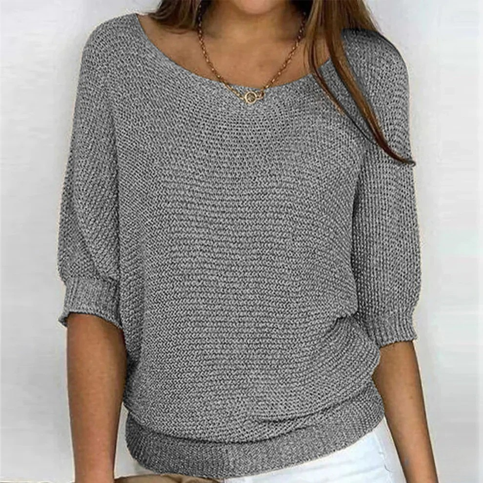 Pullover Suave Imprescindible en Gris