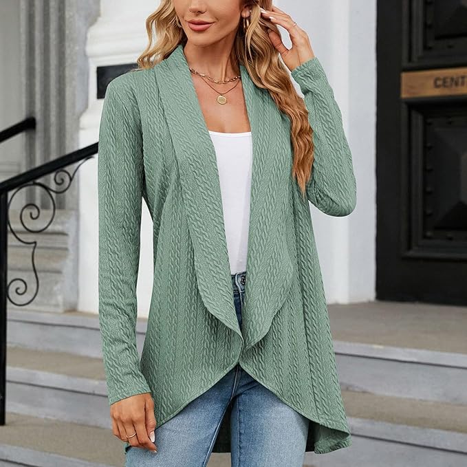 Rebeca Abierta Drapeada en Mint Green