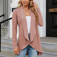 Valerie | Damen Strickjacke mit drapiertem Schnitt
