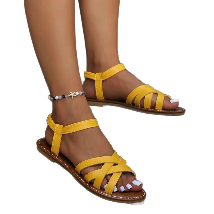 Sandalias de Mujer de Cuero Ajustables (6)