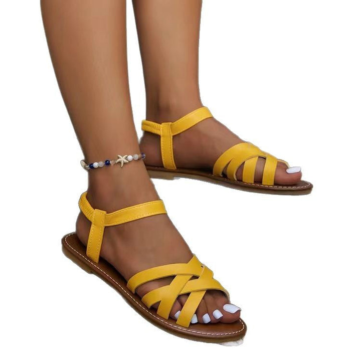 Sandalias de Mujer de Cuero Ajustables (6)