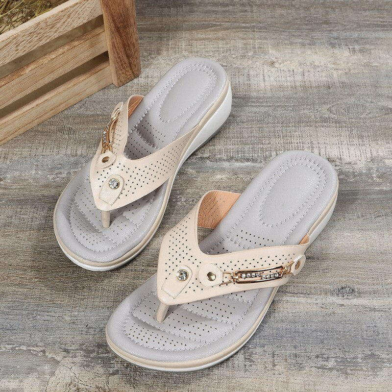 Sandalias Mujer Acolchadas Elegantes de Diario (2)