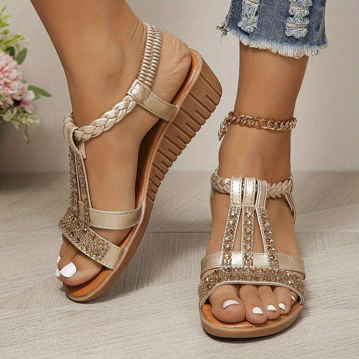 Sandalias Ortopédicas Elegantes para Verano en Roségold