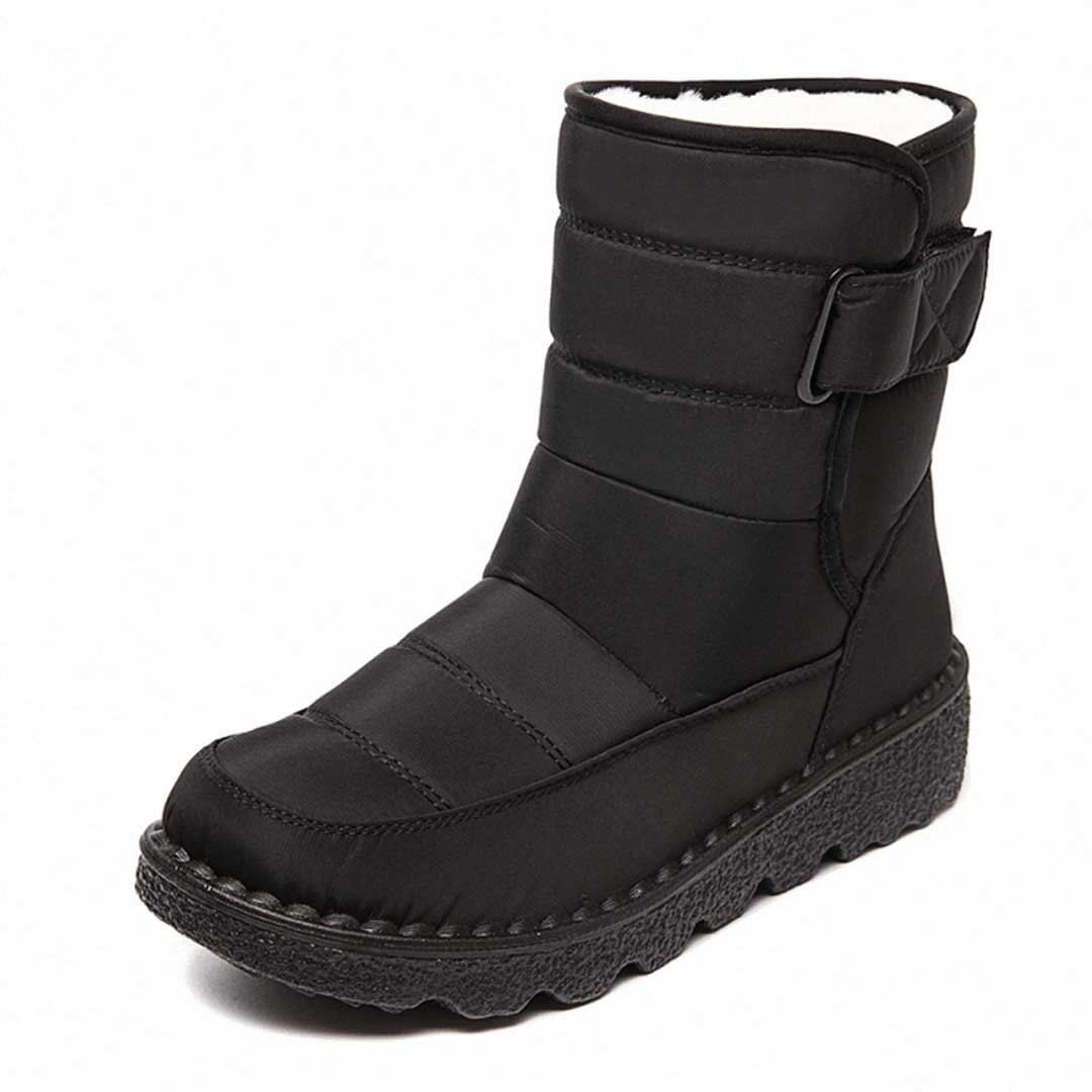Schwarze Damenstiefeletten für den Herbst in Schwarz