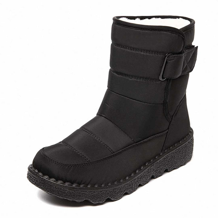 Schwarze Damenstiefeletten für den Herbst in Schwarz