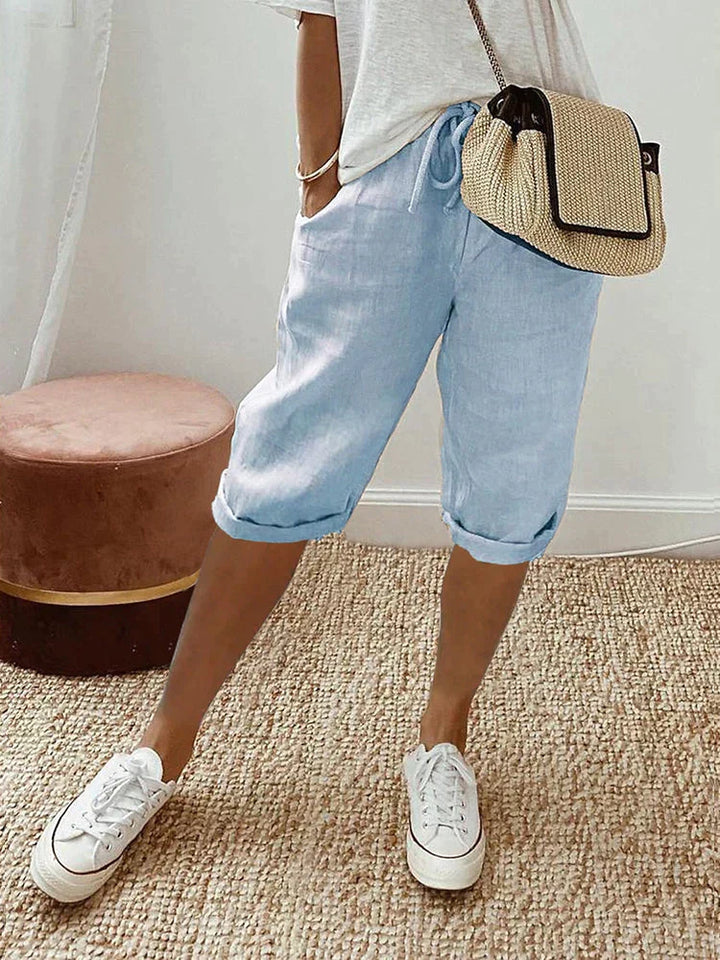 Shorts Cómodos de Verano en Azul