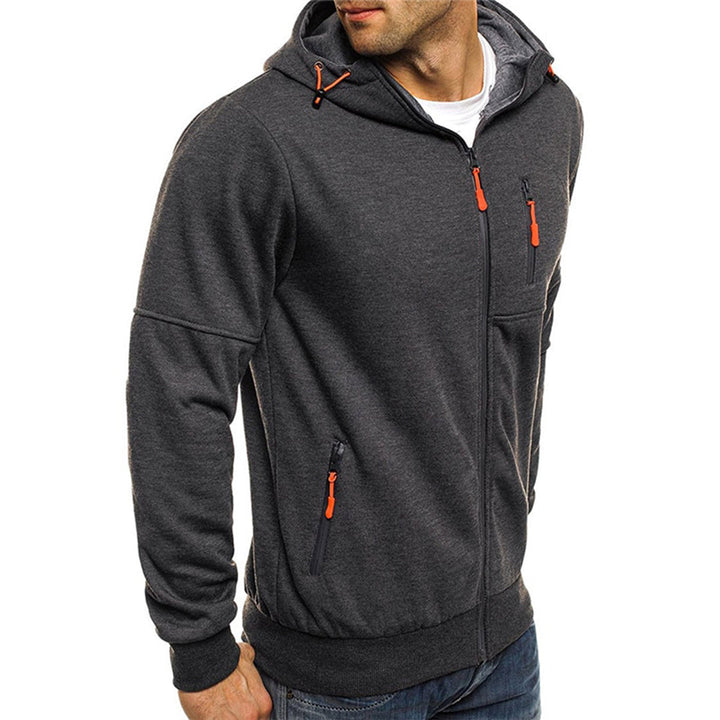 Sudadera Hombre Casual con Cremallera para Otoño (5)
