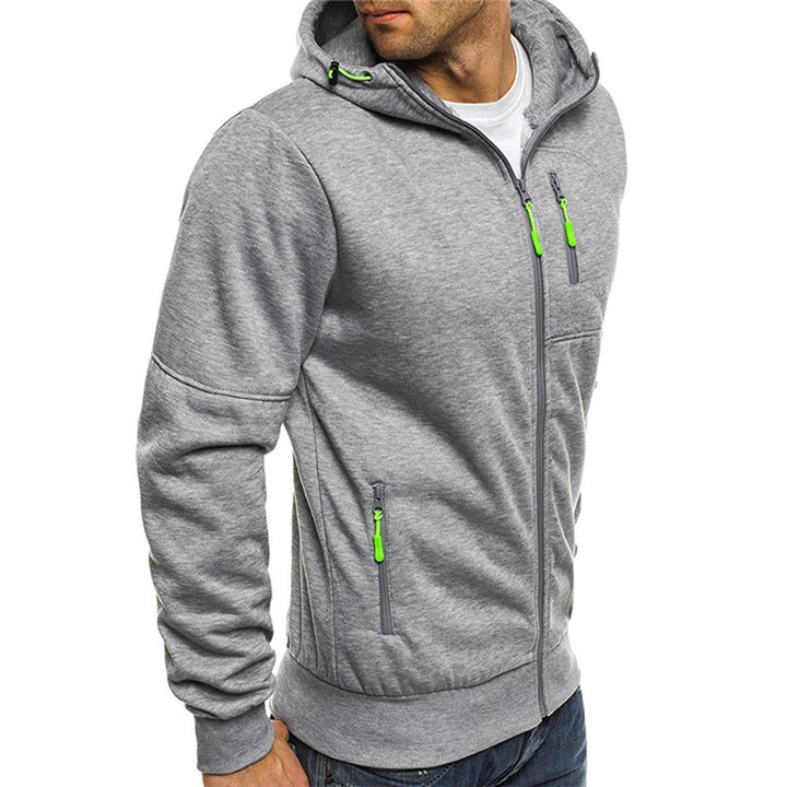 Sudadera Hombre Casual con Cremallera para Otoño (9)