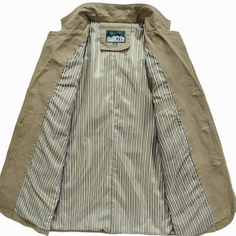 Taillierte Herren Jacke aus Baumwolle (2)