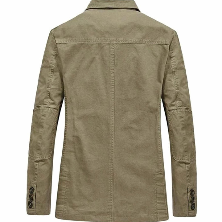 Taillierte Herren Jacke aus Baumwolle (3)