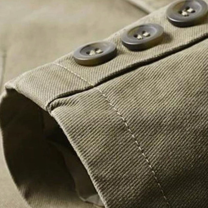 Taillierte Herren Jacke aus Baumwolle (4)