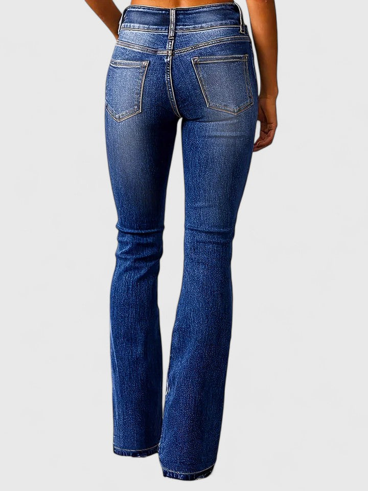 Vaqueros Acampanados para Mujer con Stretch (5)