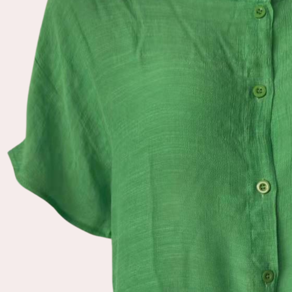 Vestido corto de mujer para invitada de boda en Verde 3