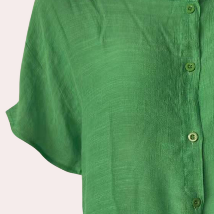 Vestido corto de mujer para invitada de boda en Verde 3