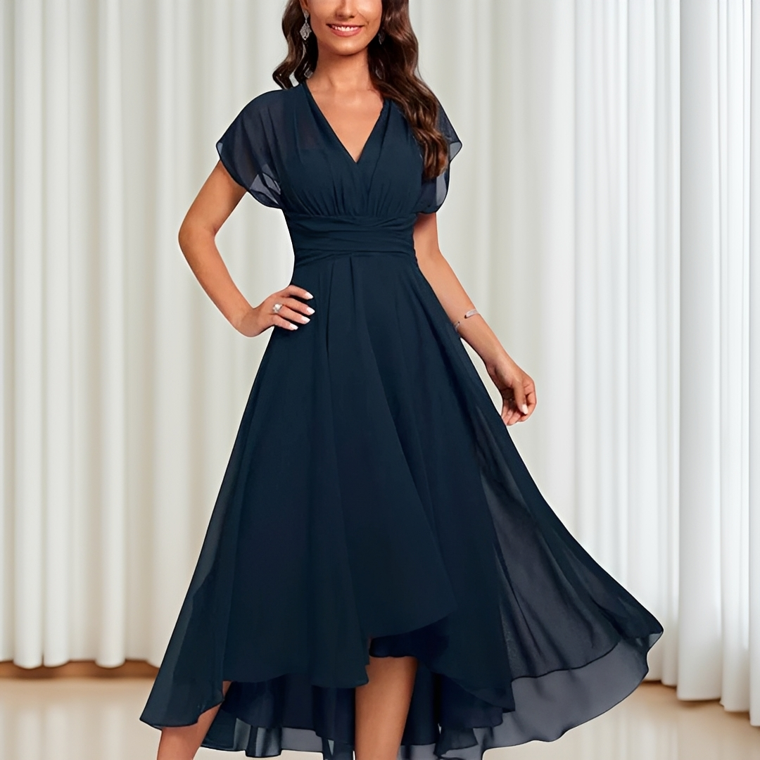 Vestido de Fiesta Elegante para Noche en Azul
