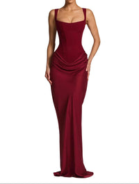Valeria | Elegantes eng anliegendes Maxi-Abendkleid