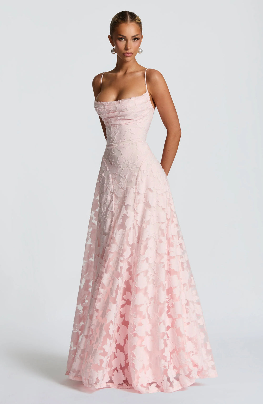 Vestido de Invitada Maxi Floral para Bodas (2)