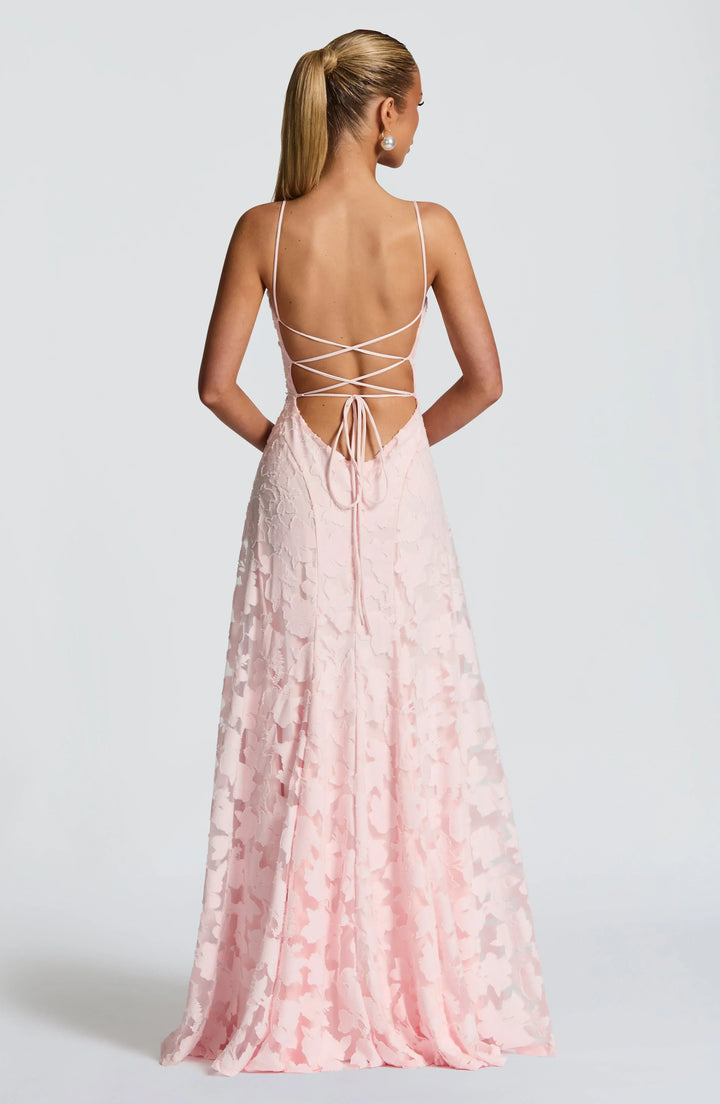 Vestido de Invitada Maxi Floral para Bodas (3)