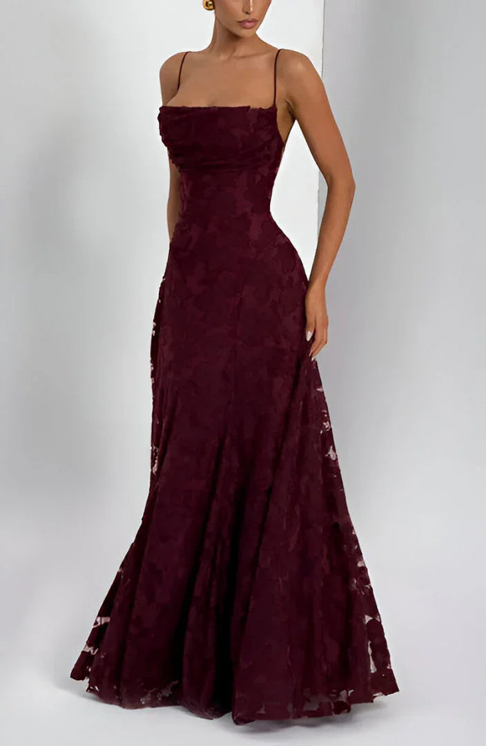 Vestido de Invitada Maxi Floral para Bodas (5)