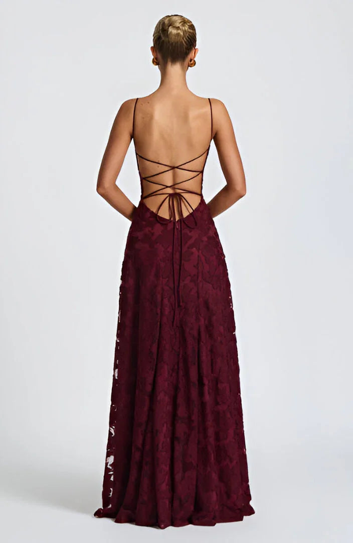 Vestido de Invitada Maxi Floral para Bodas (6)