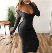 Rocío | Vestido de Punto Figurbetonado Elegante para Mujer