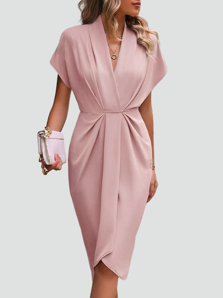Vestido de Verano Midi Cruzado Sofisticado (11)