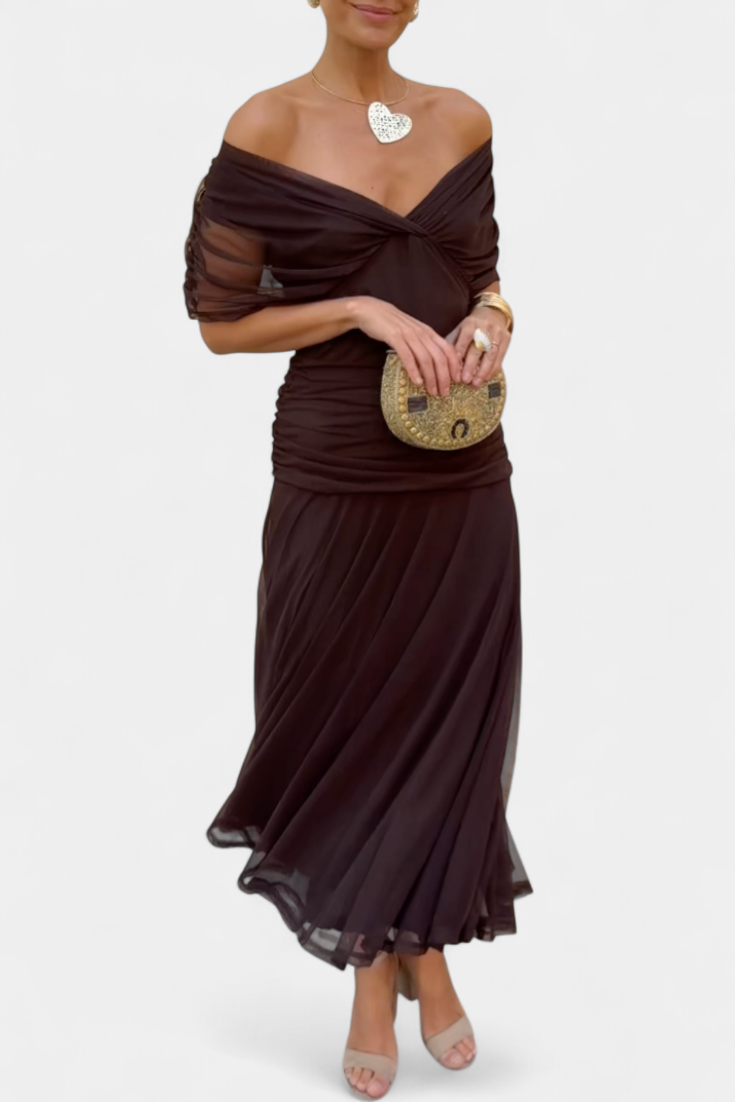 Vestido Festivo Maxilargo Fluido Elegante (2)