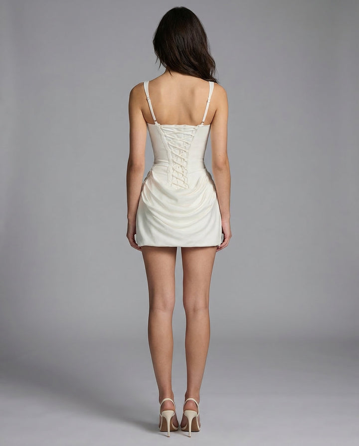 Vestido Festivo Mini Corsetado Elegante (8)