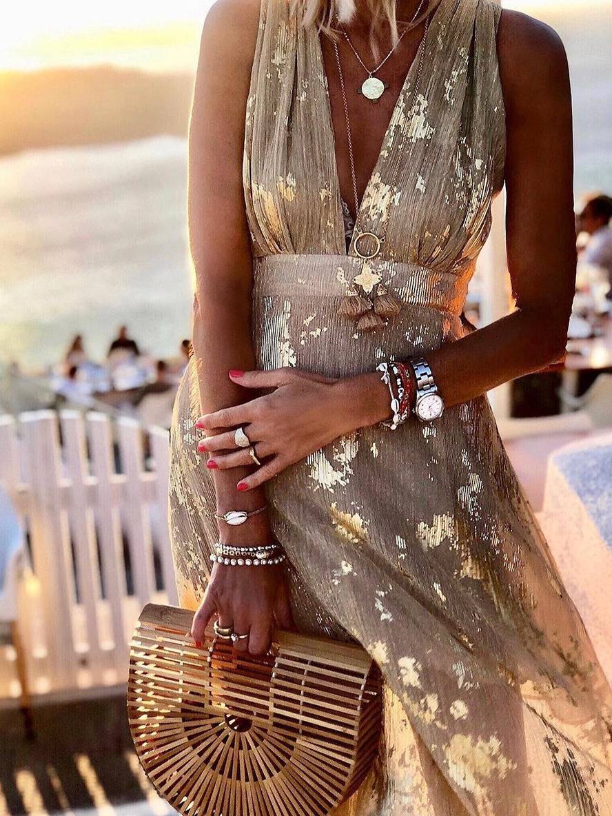 Vestido Maxi Brillante para Invitada a Boda (3)