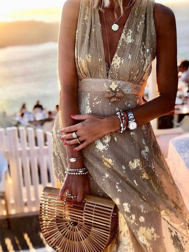 Vestido Maxi Brillante para Invitada a Boda (3)