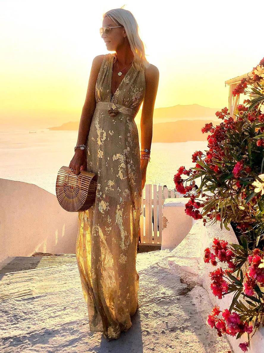 Vestido Maxi Brillante para Invitada a Boda (4)