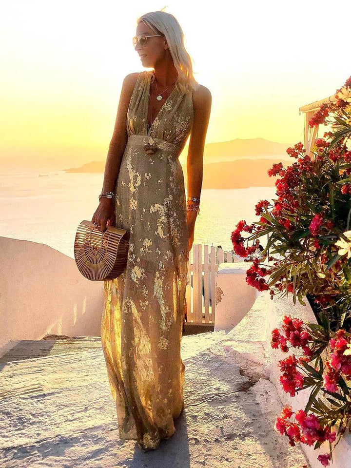 Vestido Maxi Brillante para Invitada a Boda (4)