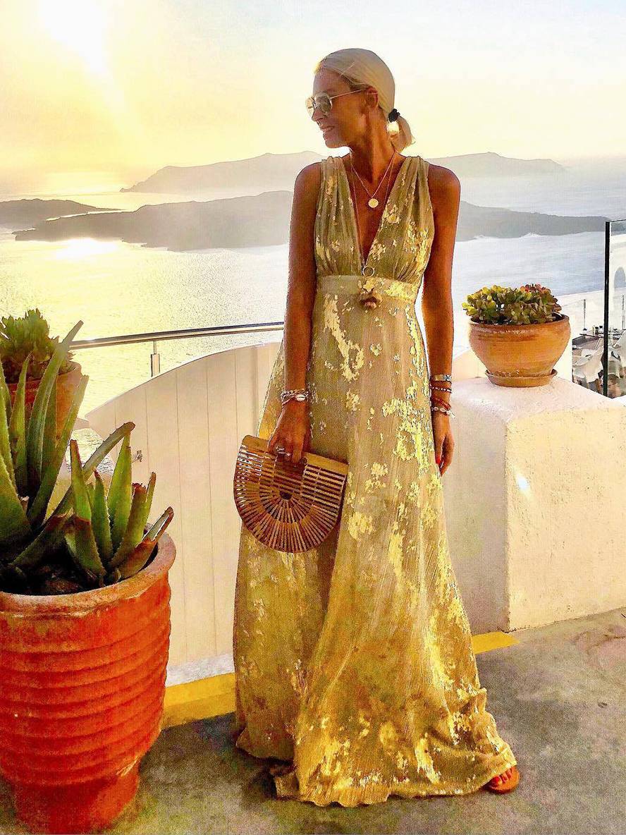 Vestido Maxi Brillante para Invitada a Boda (5)