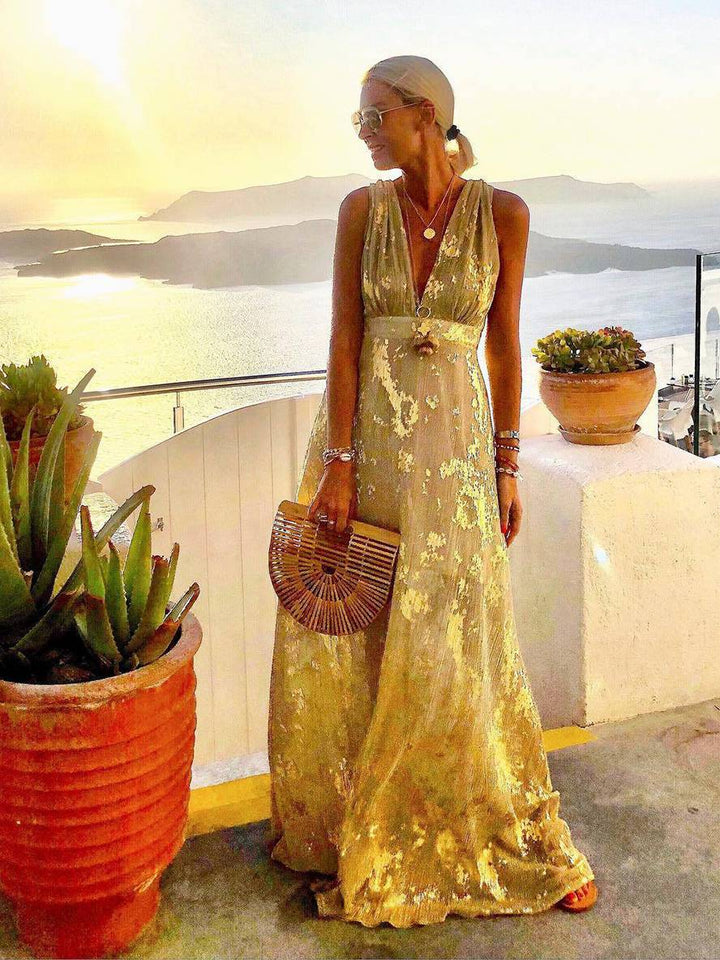 Vestido Maxi Brillante para Invitada a Boda (5)