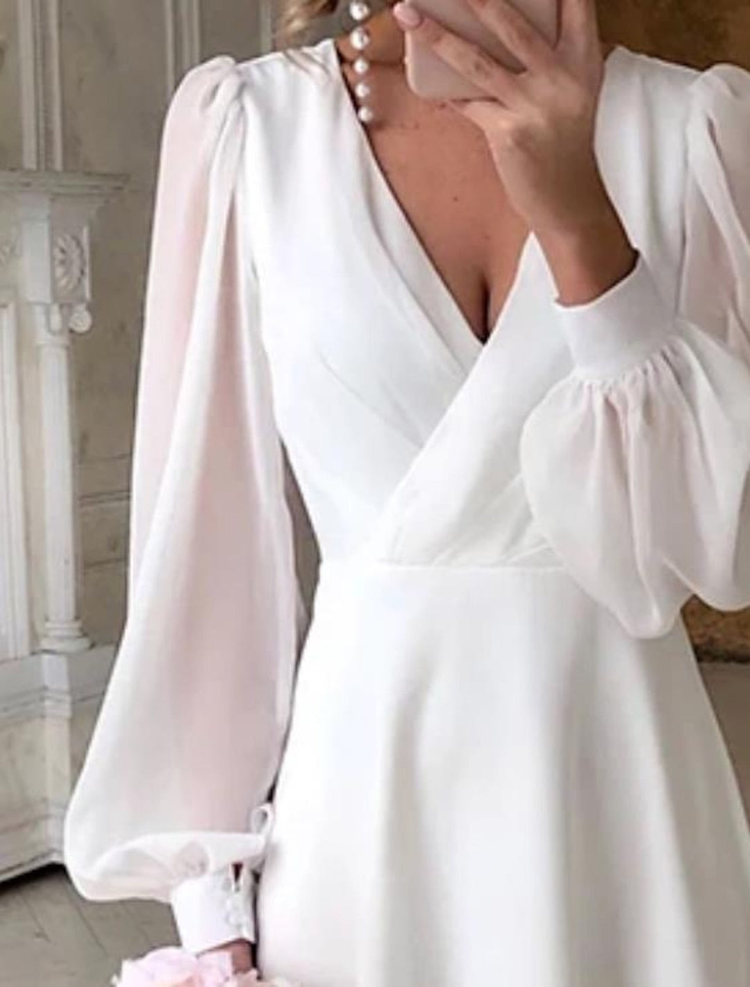 Vestido Maxi de Verano Elegante con Manga Larga (2)