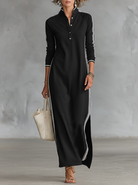 Nele | Damen Maxikleid für einen minimalistischen Herbstlook