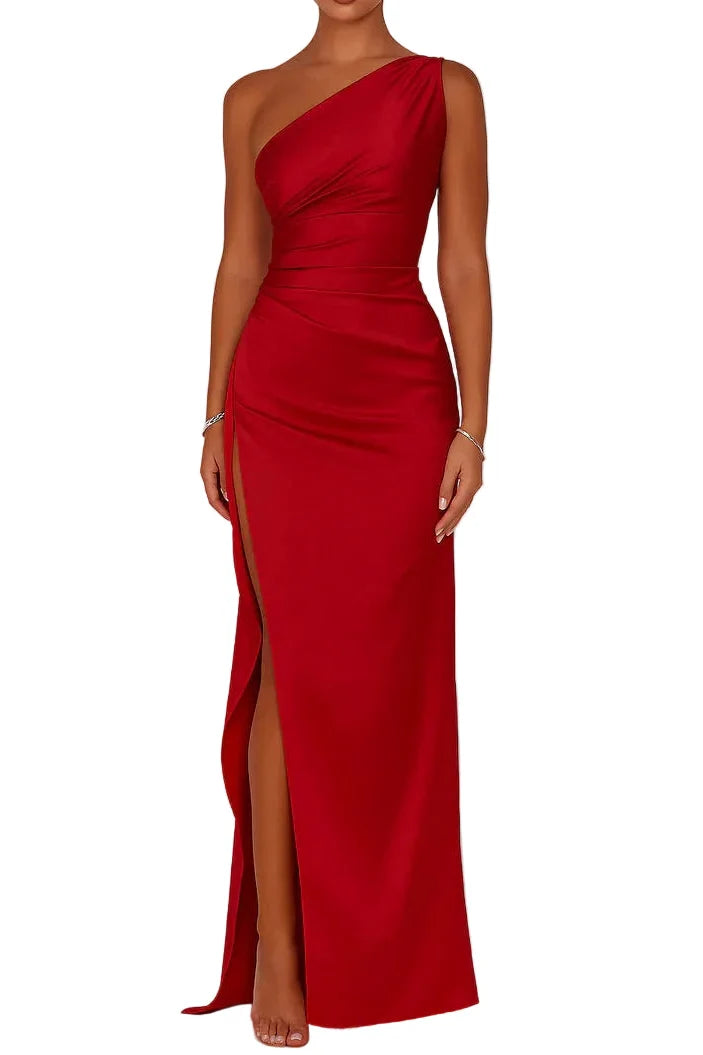 Vestidos Festivos Largos para Fiesta y Boda en Rojo