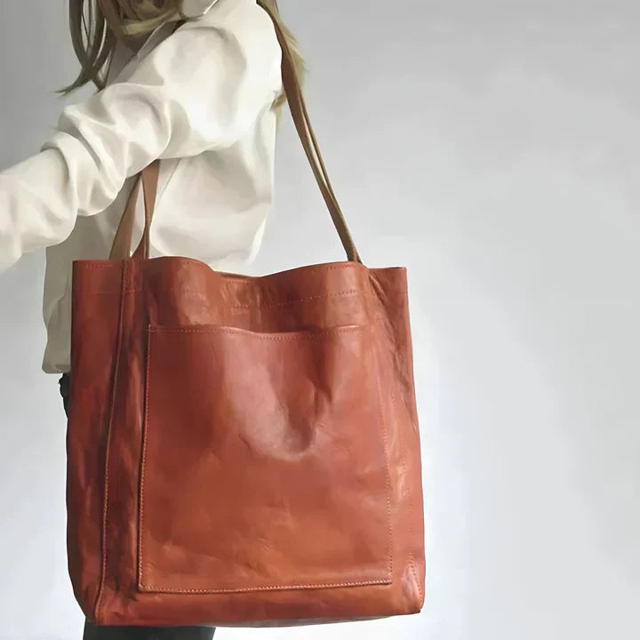 Vielseitige Damen Leder Handtasche für jeden Tag (2)