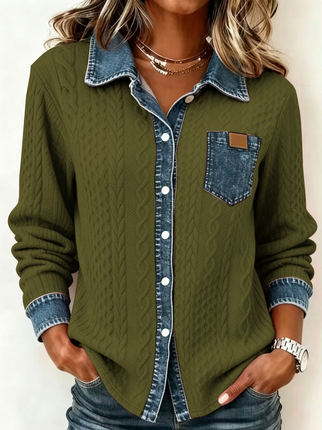 Vielseitige Damen Seidenbluse für jeden Tag (11)