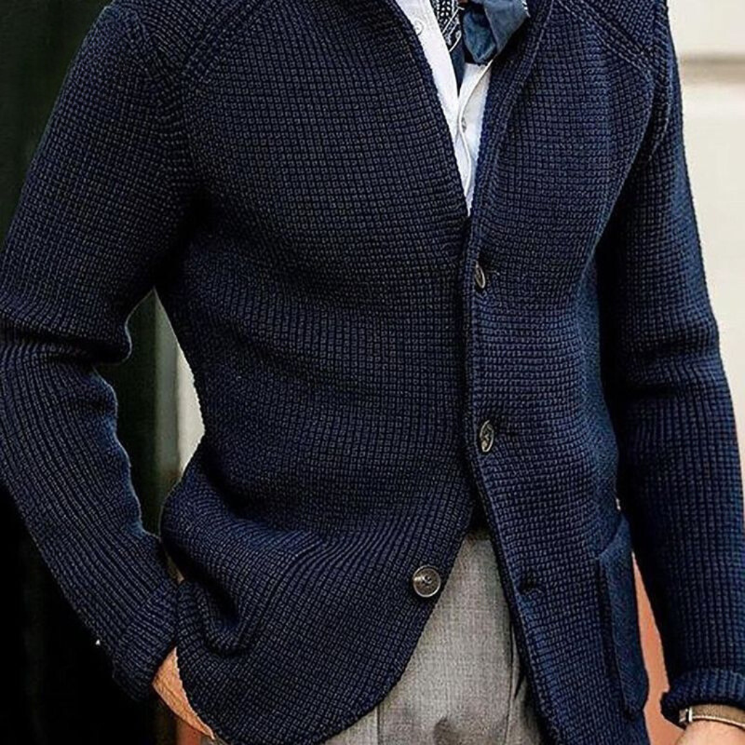 Warme Herren Jacke für den Herbst in Blau