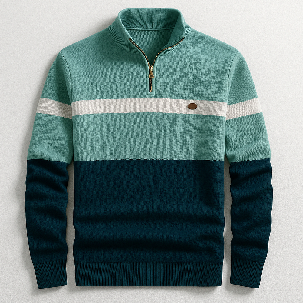 Warmer Pullover Herren für den Herbst in Grüne Marine