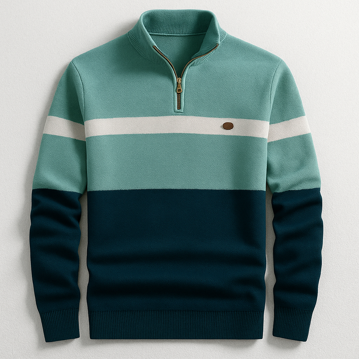 Warmer Pullover Herren für den Herbst in Grüne Marine