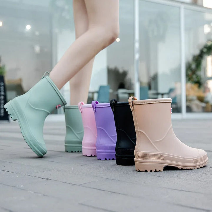 Wasserdichte Damen Stiefeletten für Regen (11)